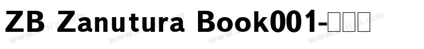 ZB Zanutura Book001字体转换